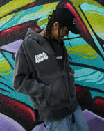 SIDE DOOR ZIP HOODIE