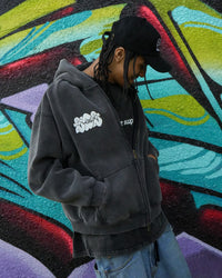 SIDE DOOR ZIP HOODIE